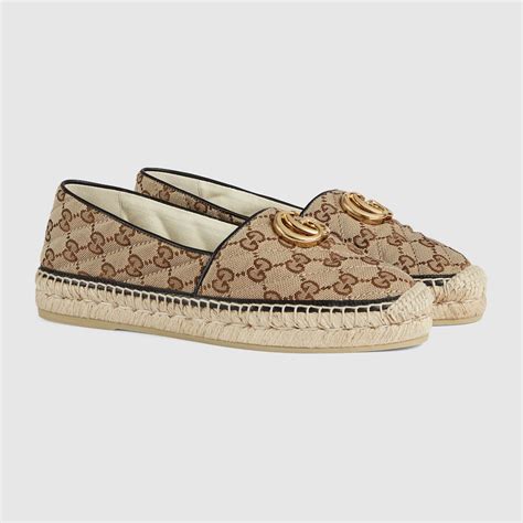 gucci espadrilles black canvas